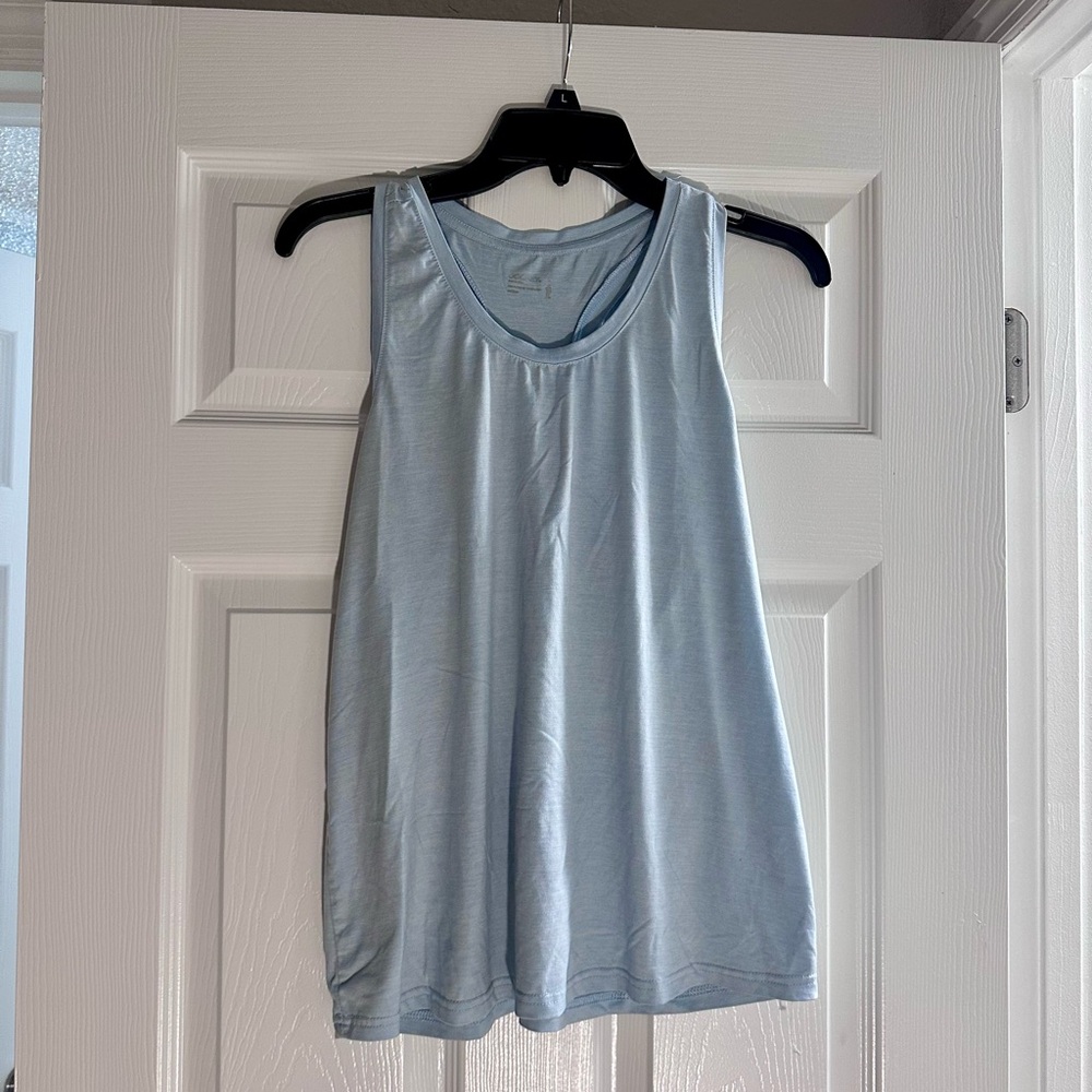 Jockey Blue Sleeveless Relaxed Tank Top